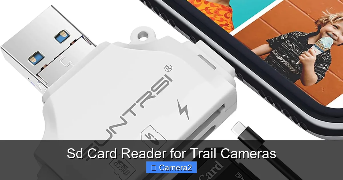 Sd Card Reader for Trail Cameras
