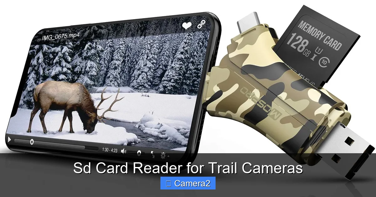 Sd Card Reader for Trail Cameras