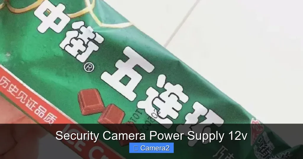 Security Camera Power Supply 12v