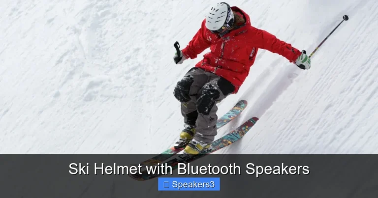 Ski Helmet with Bluetooth Speakers