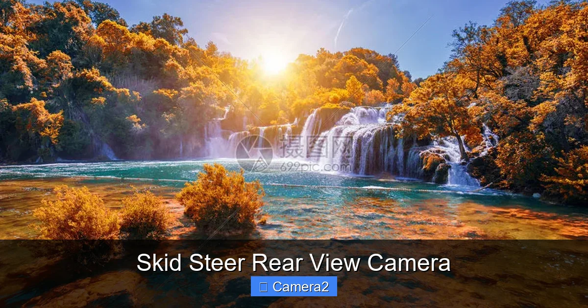 Skid Steer Rear View Camera
