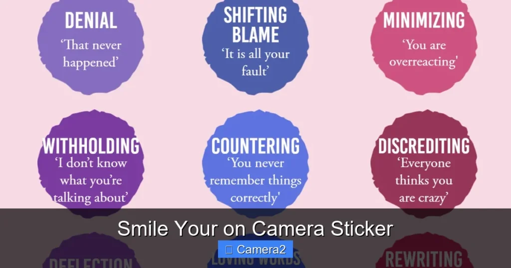Smile Your on Camera Sticker