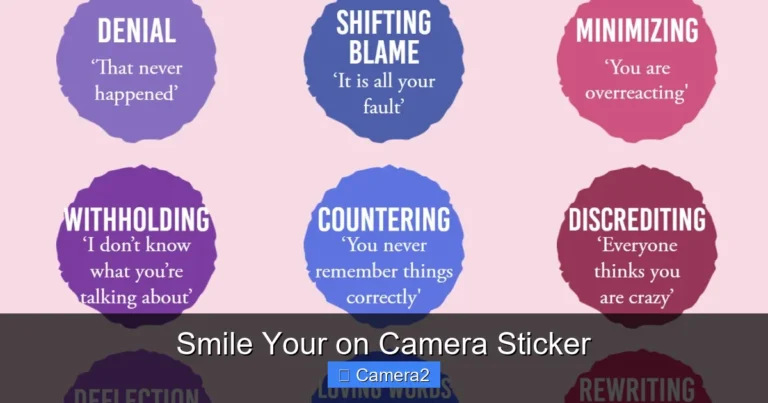 Smile Your on Camera Sticker