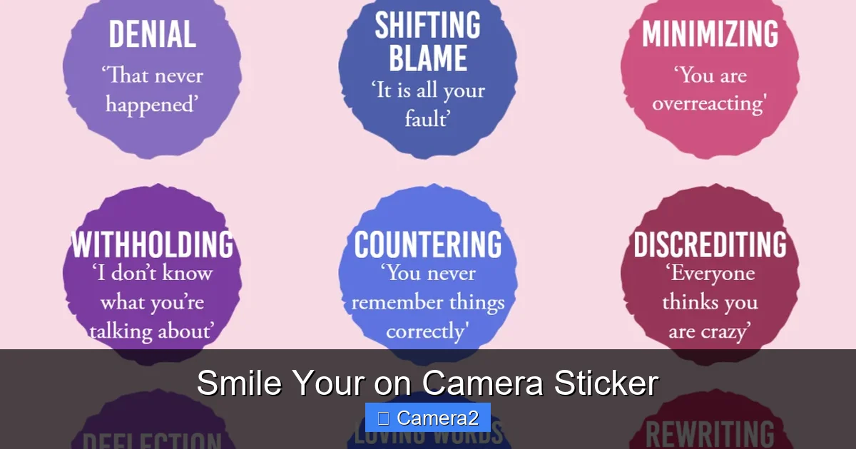 Smile Your on Camera Sticker