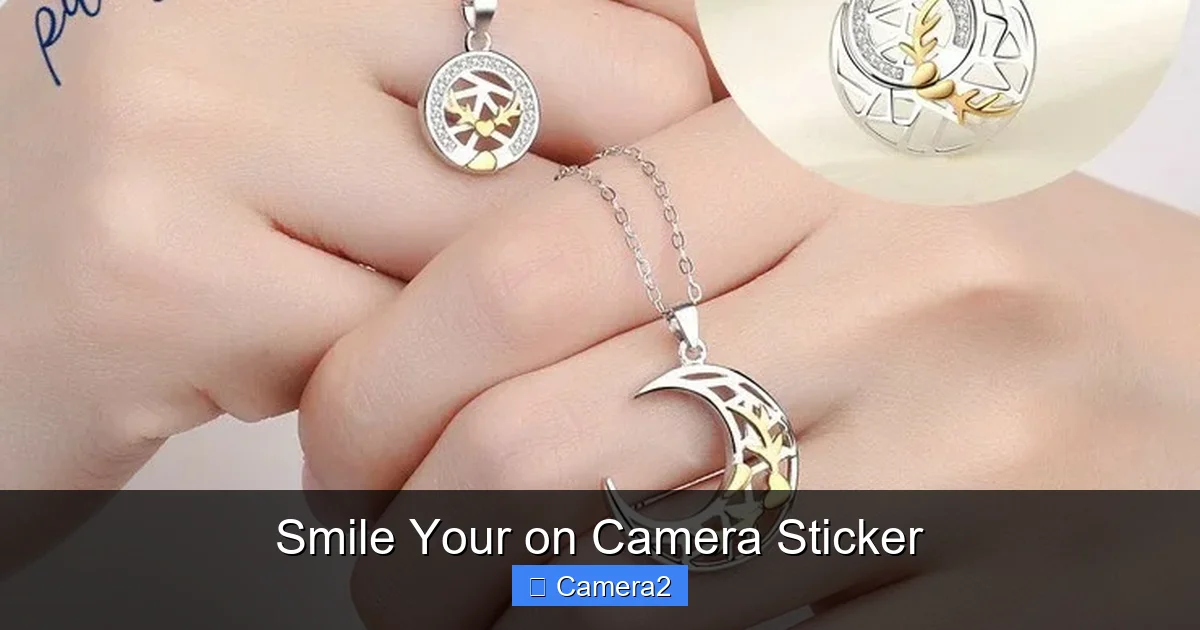 Smile Your on Camera Sticker
