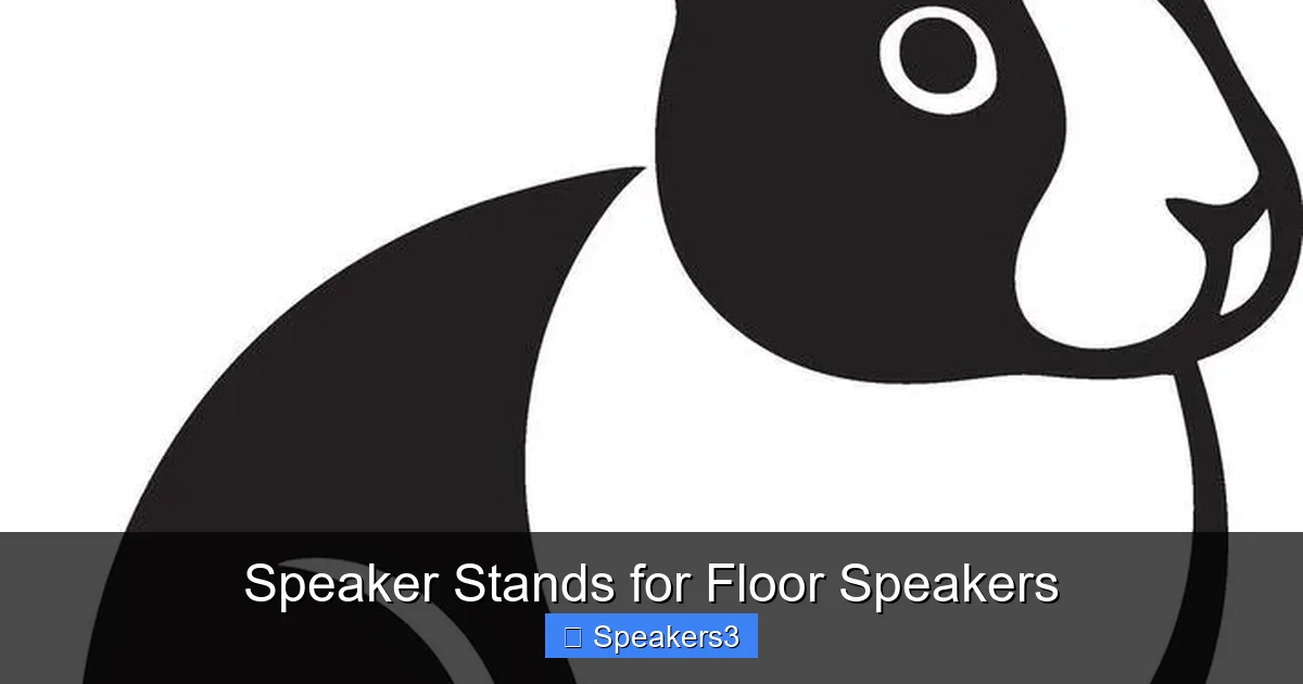 Speaker Stands for Floor Speakers