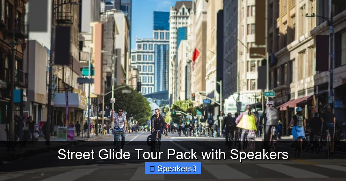 Street Glide Tour Pack with Speakers