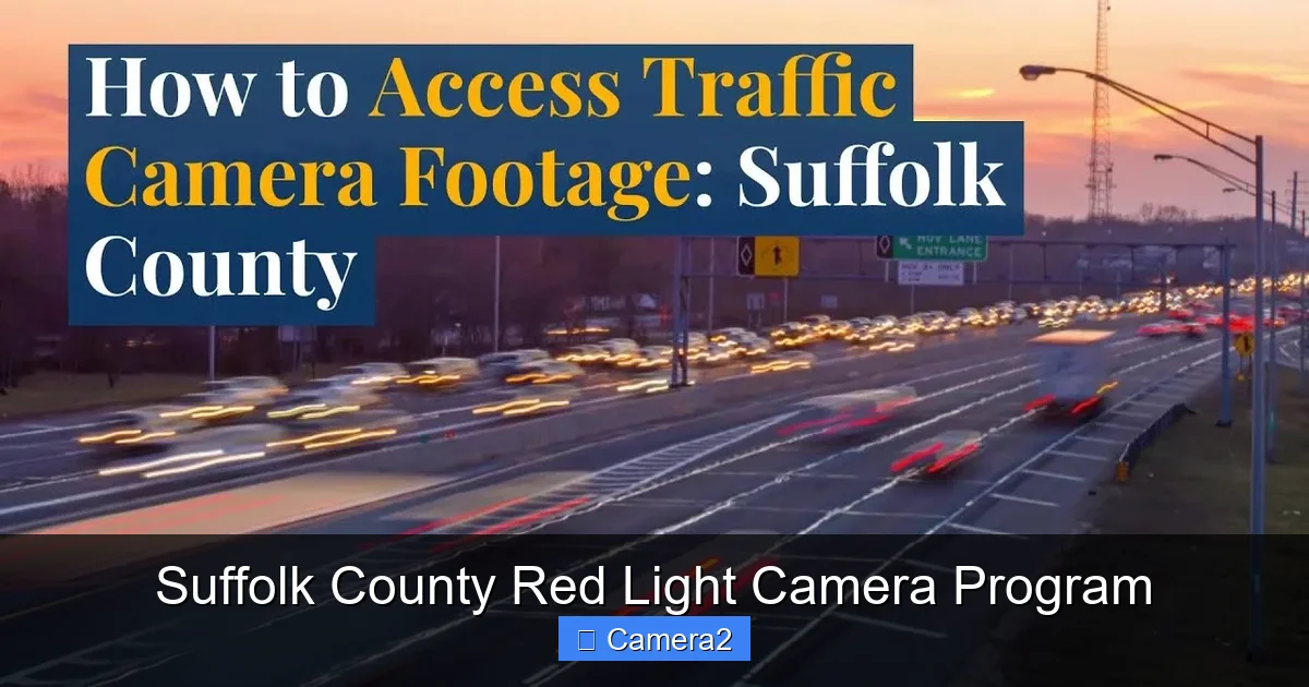 Suffolk County Red Light Camera Program