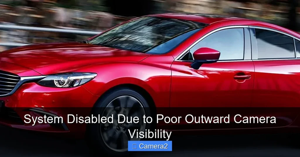 System Disabled Due to Poor Outward Camera Visibility