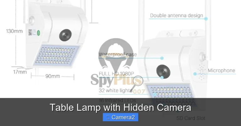 Table Lamp with Hidden Camera