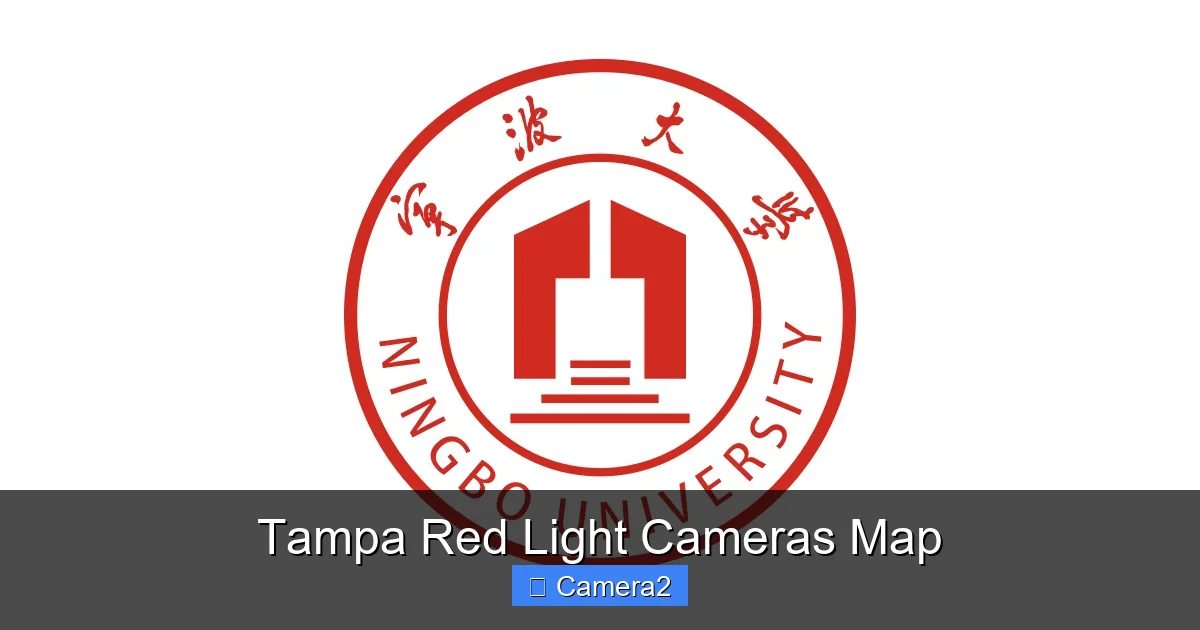 Tampa Red Light Cameras Map
