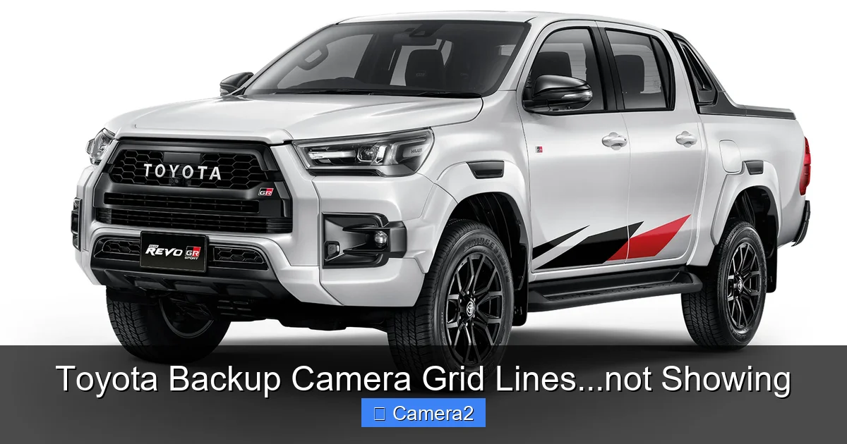 Toyota Backup Camera Grid Lines...not Showing