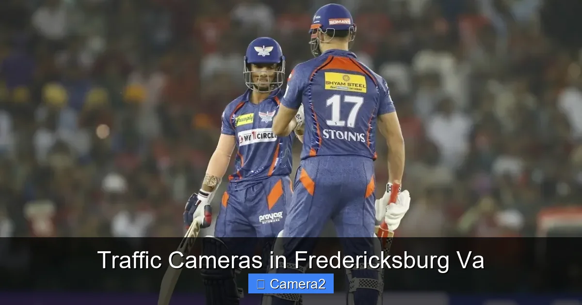Traffic Cameras in Fredericksburg Va