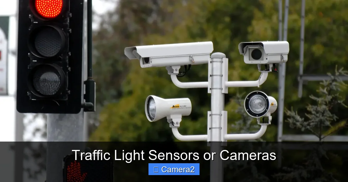Traffic Light Sensors or Cameras