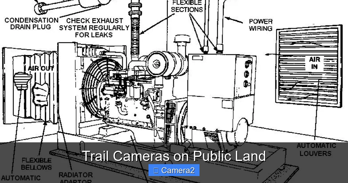 Trail Cameras on Public Land