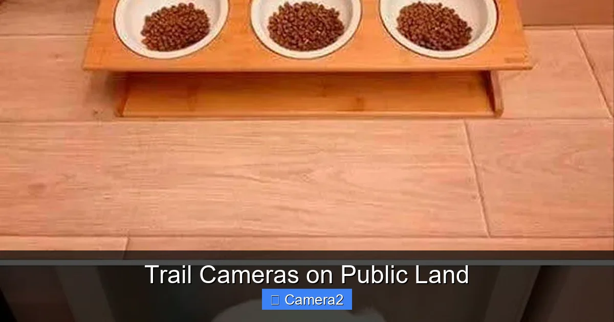 Trail Cameras on Public Land