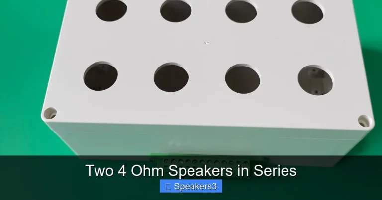 Two 4 Ohm Speakers in Series