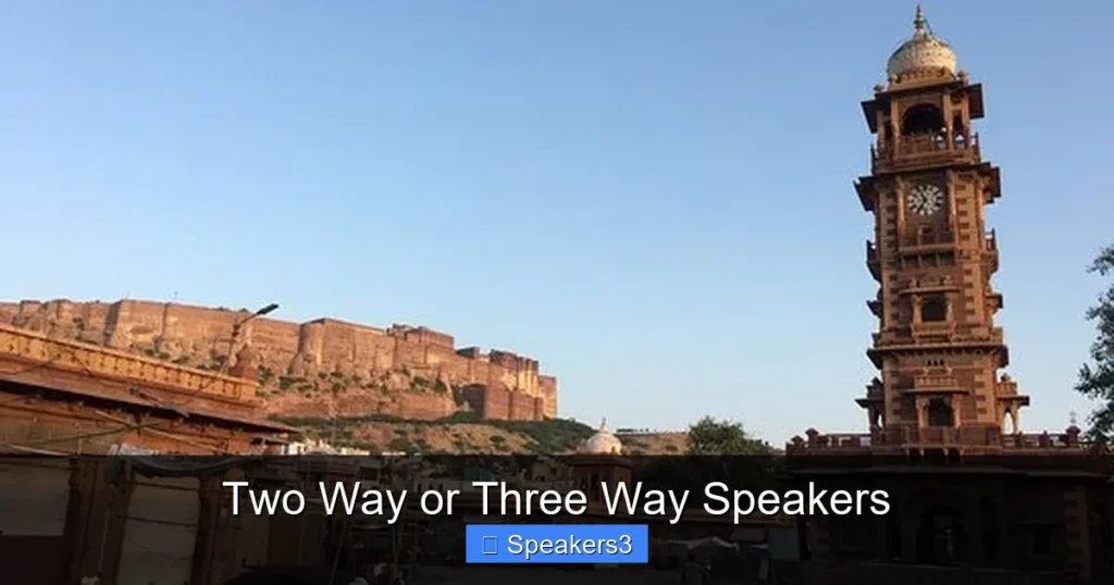 Two Way or Three Way Speakers