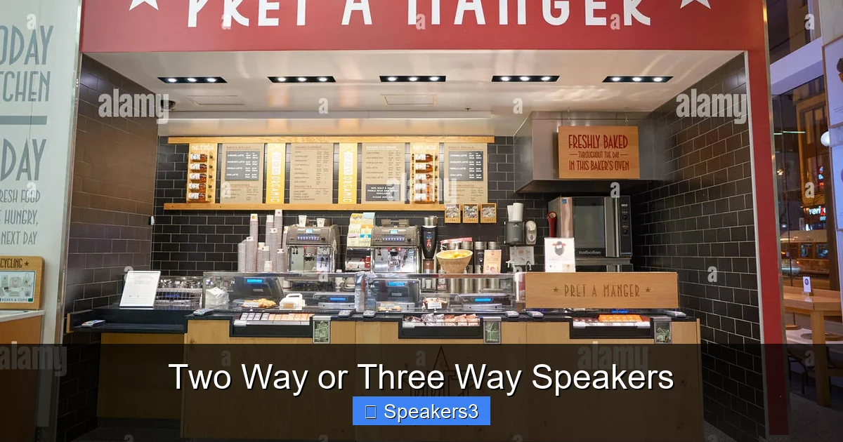 Two Way or Three Way Speakers