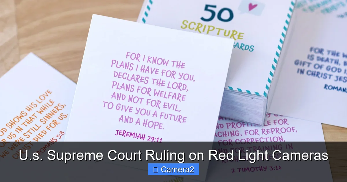 U.s. Supreme Court Ruling on Red Light Cameras