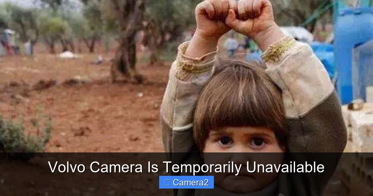Volvo Camera Is Temporarily Unavailable