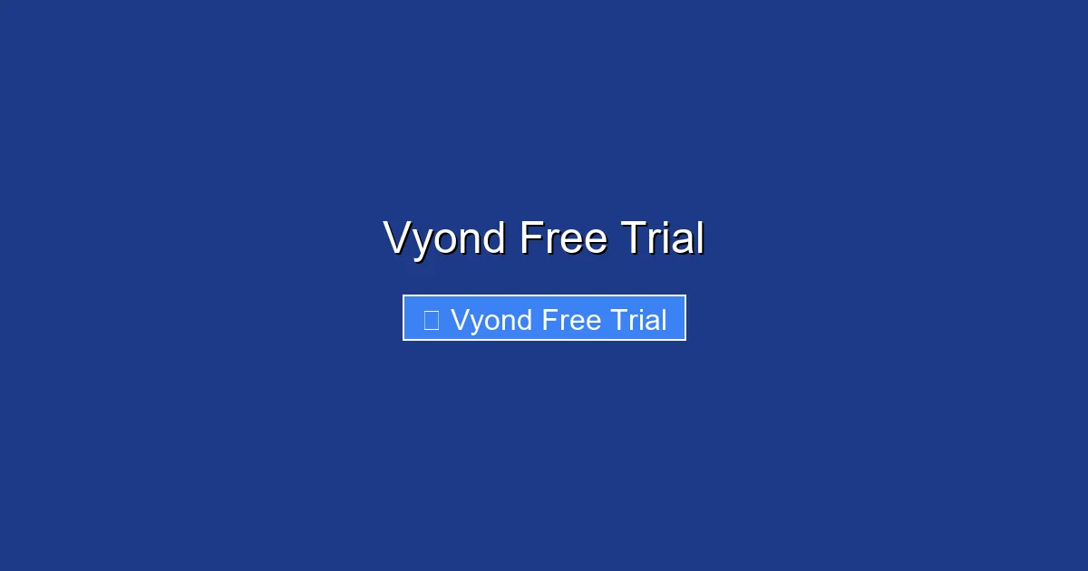 Vyond Free Trial