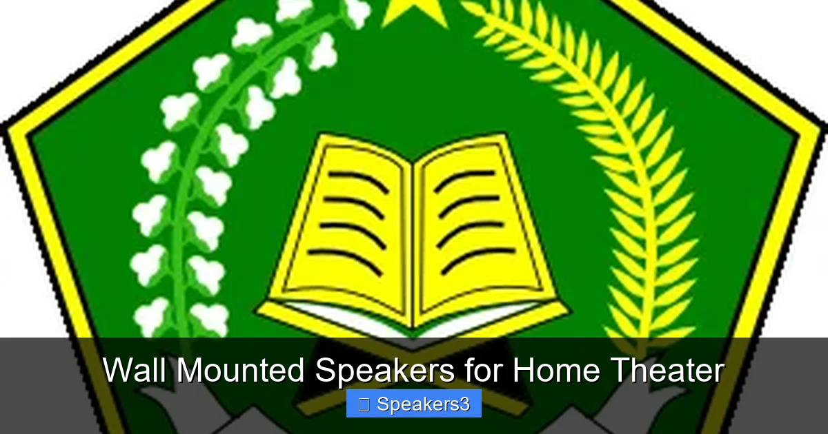 Wall Mounted Speakers for Home Theater