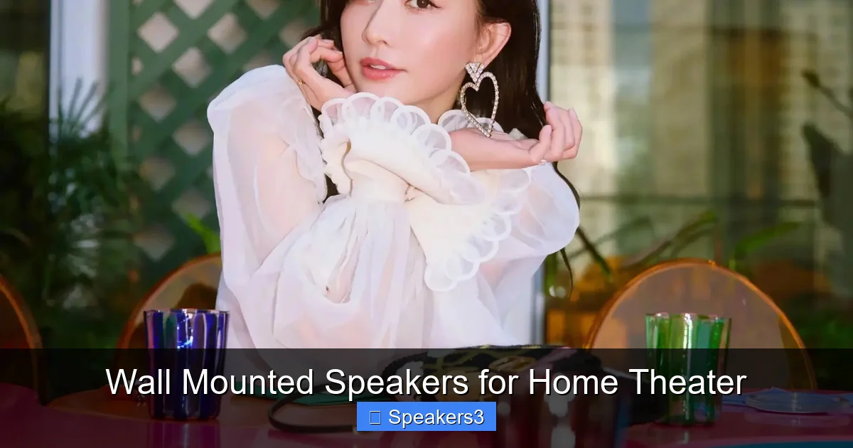 Wall Mounted Speakers for Home Theater