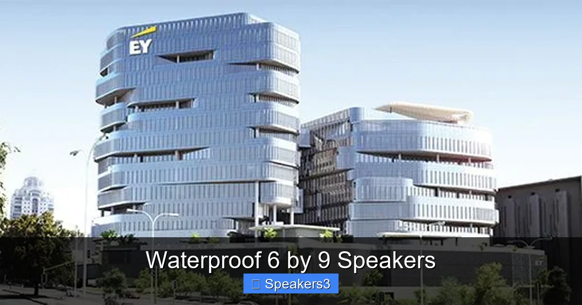 Waterproof 6 by 9 Speakers