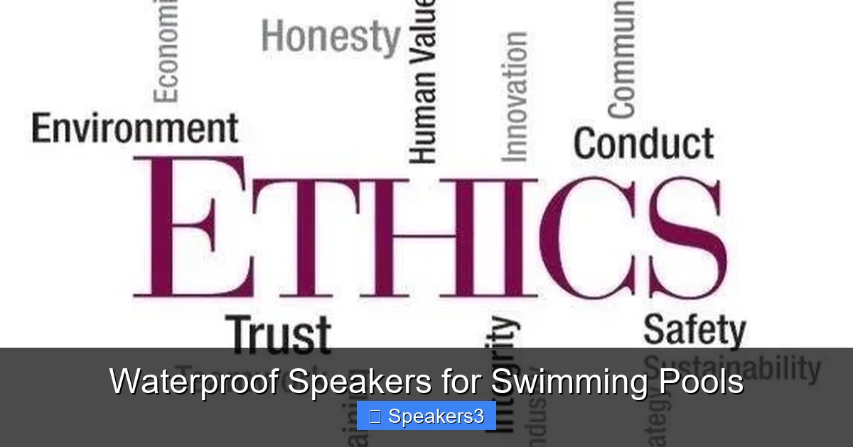 Waterproof Speakers for Swimming Pools