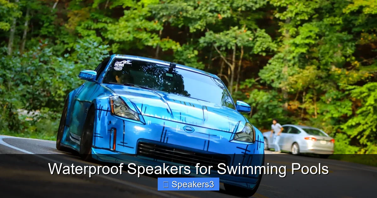 Waterproof Speakers for Swimming Pools