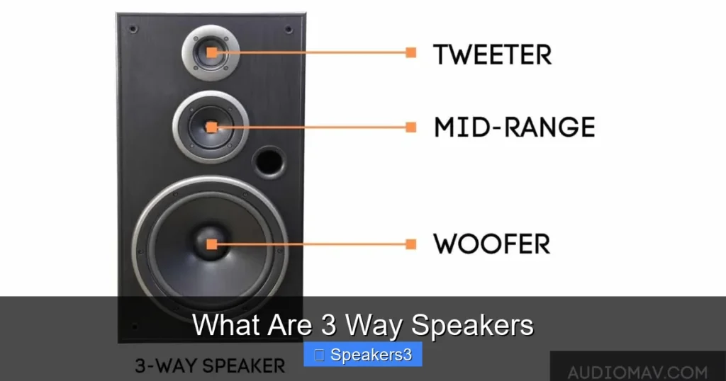 What Are 3 Way Speakers