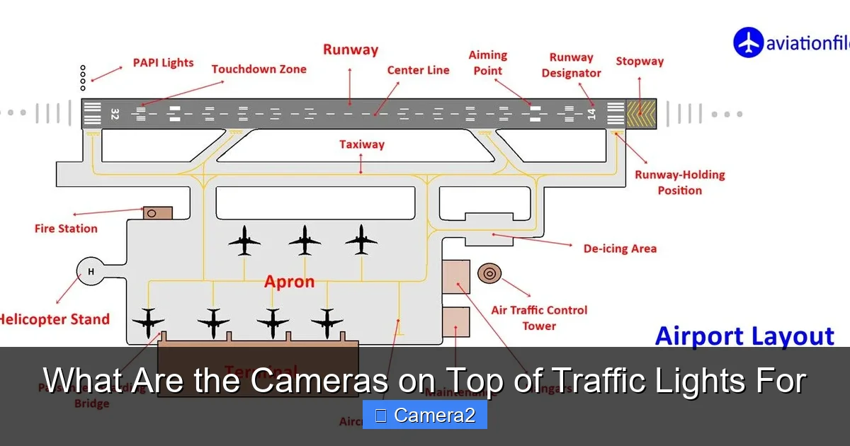 What Are the Cameras on Top of Traffic Lights For