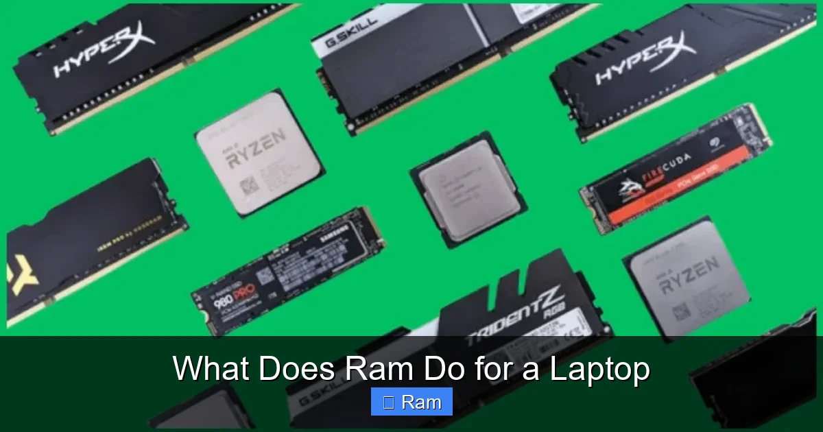 What Does Ram Do for a Laptop