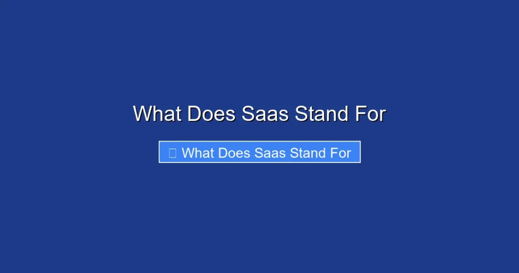 What Does Saas Stand For