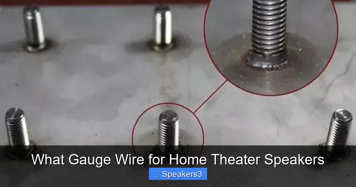 What Gauge Wire for Home Theater Speakers