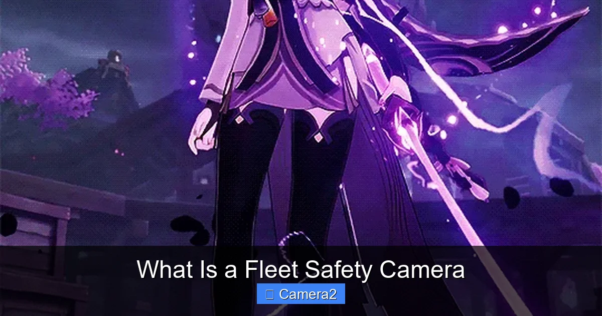 What Is a Fleet Safety Camera