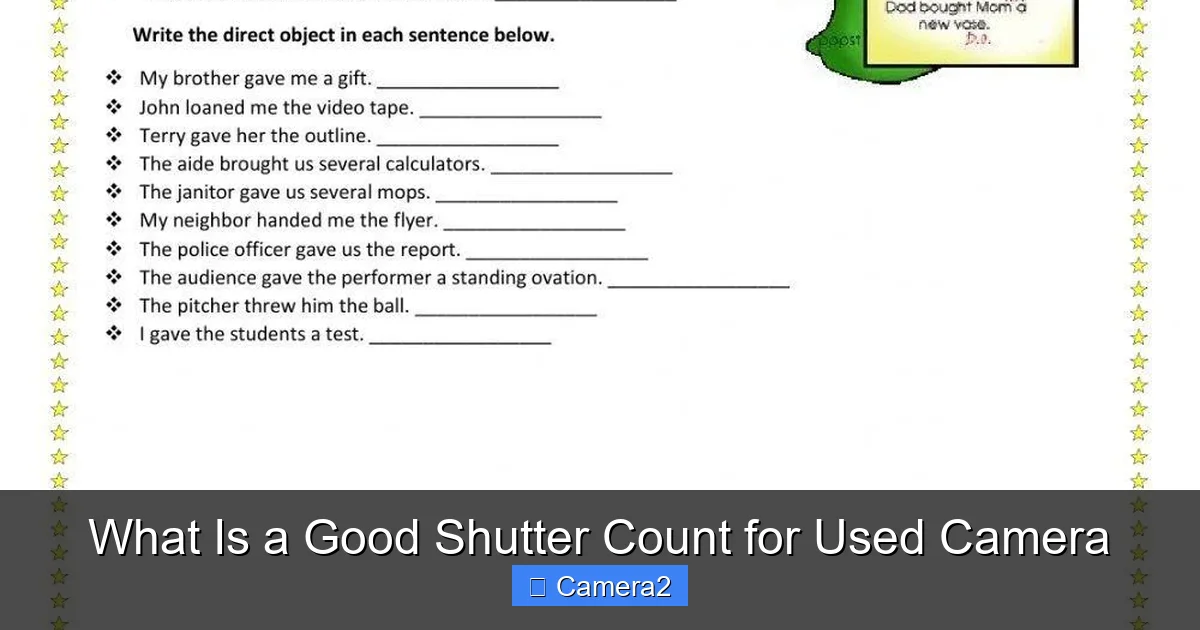 What Is a Good Shutter Count for Used Camera