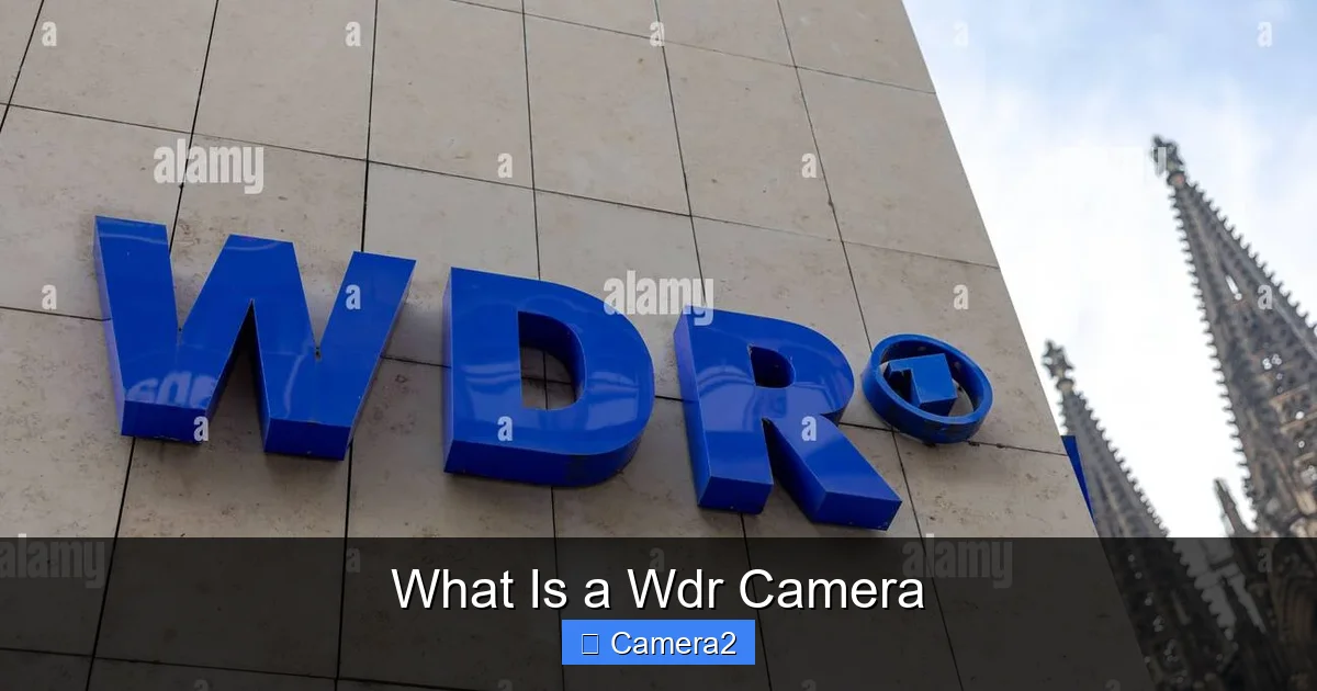 What Is a Wdr Camera