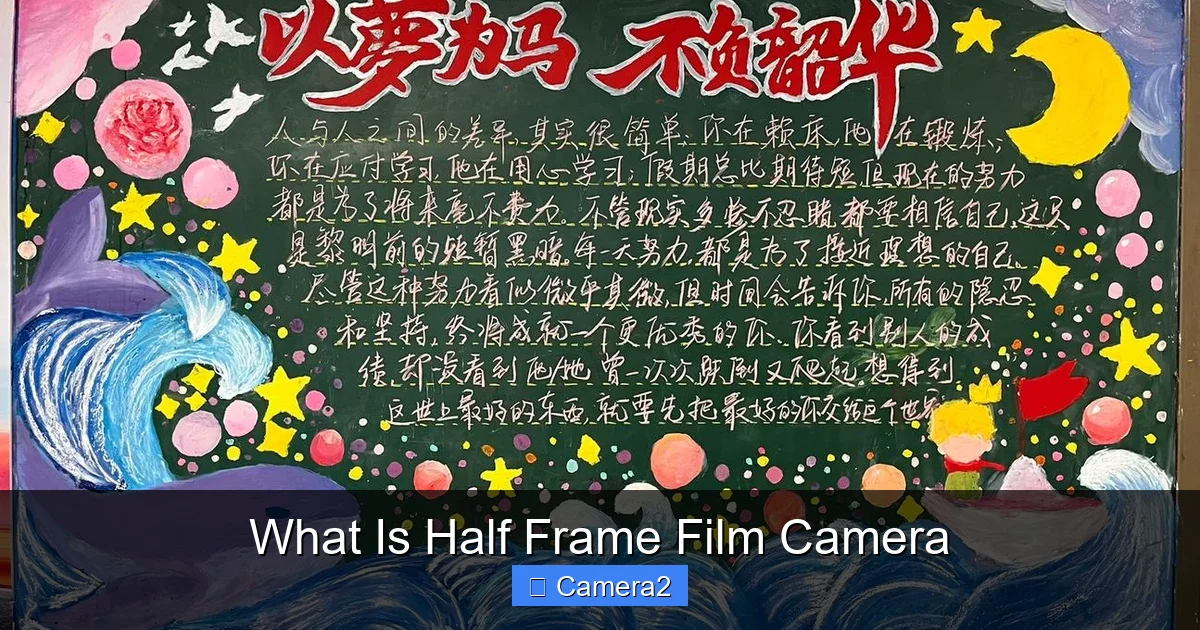 What Is Half Frame Film Camera
