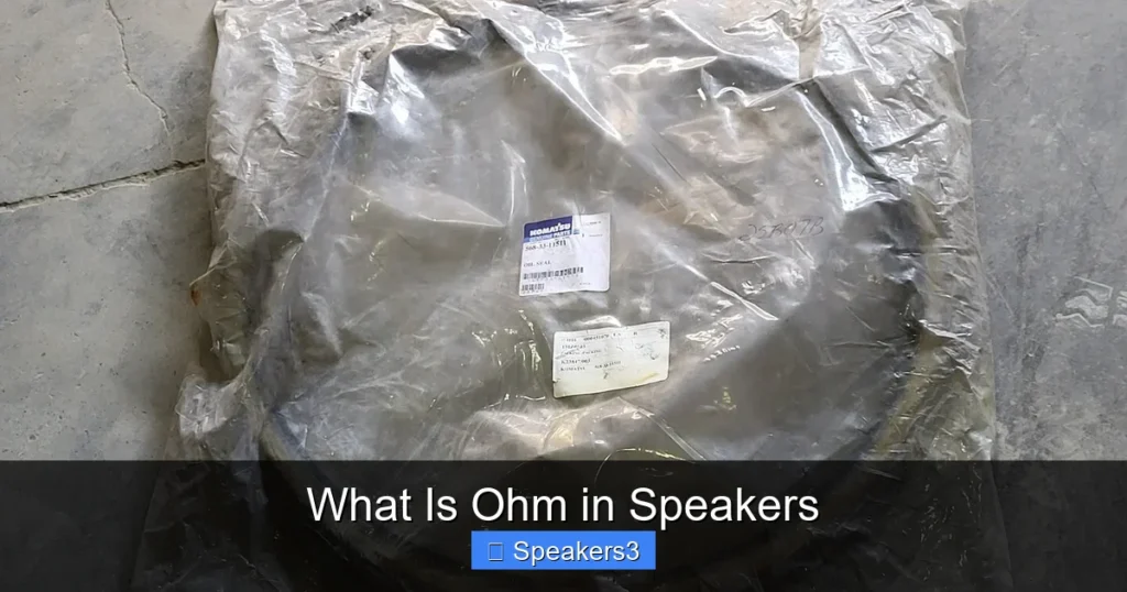 What Is Ohm in Speakers