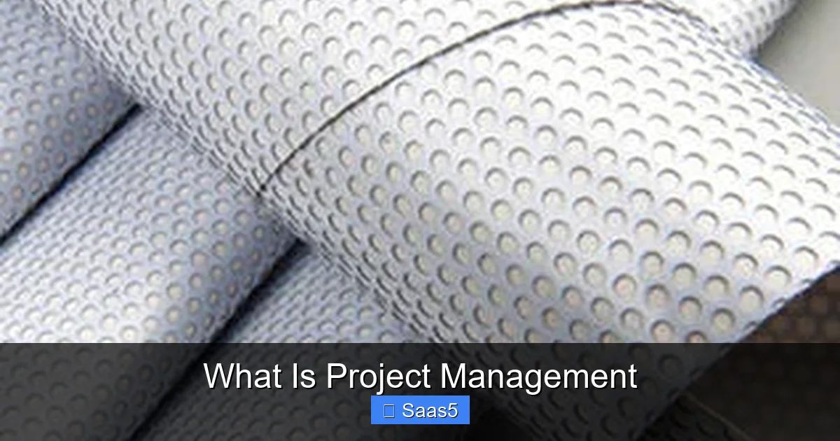 What Is Project Management