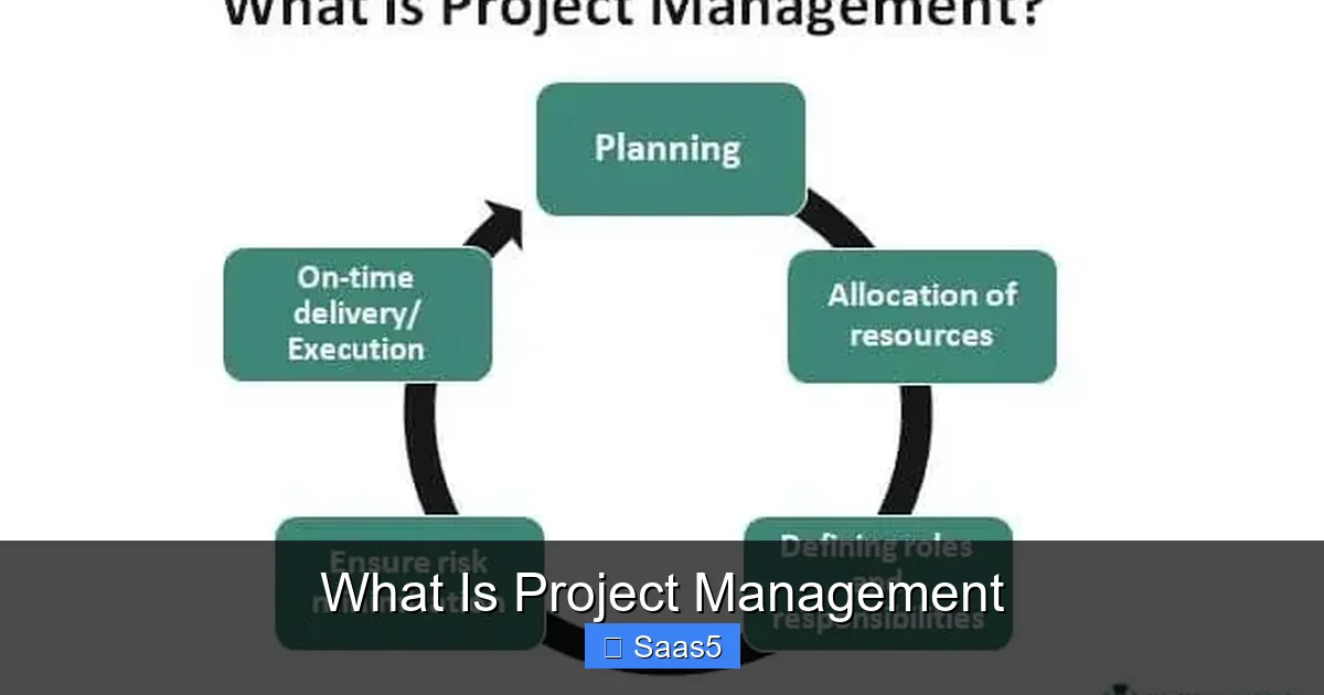 What Is Project Management