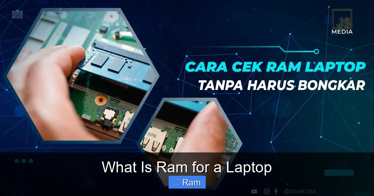 What Is Ram for a Laptop