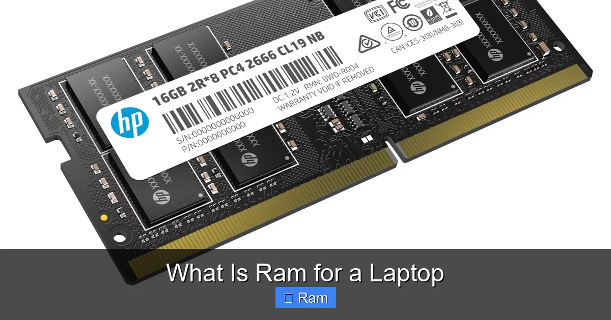 What Is Ram for a Laptop
