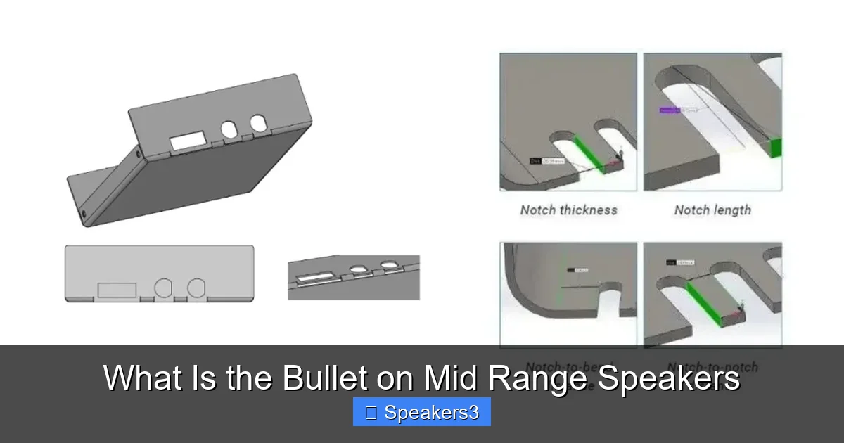 What Is the Bullet on Mid Range Speakers