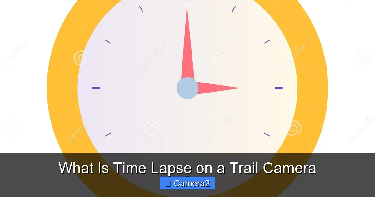 What Is Time Lapse on a Trail Camera