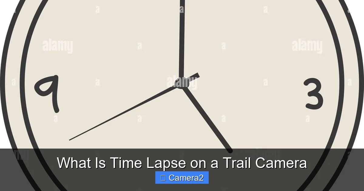 What Is Time Lapse on a Trail Camera