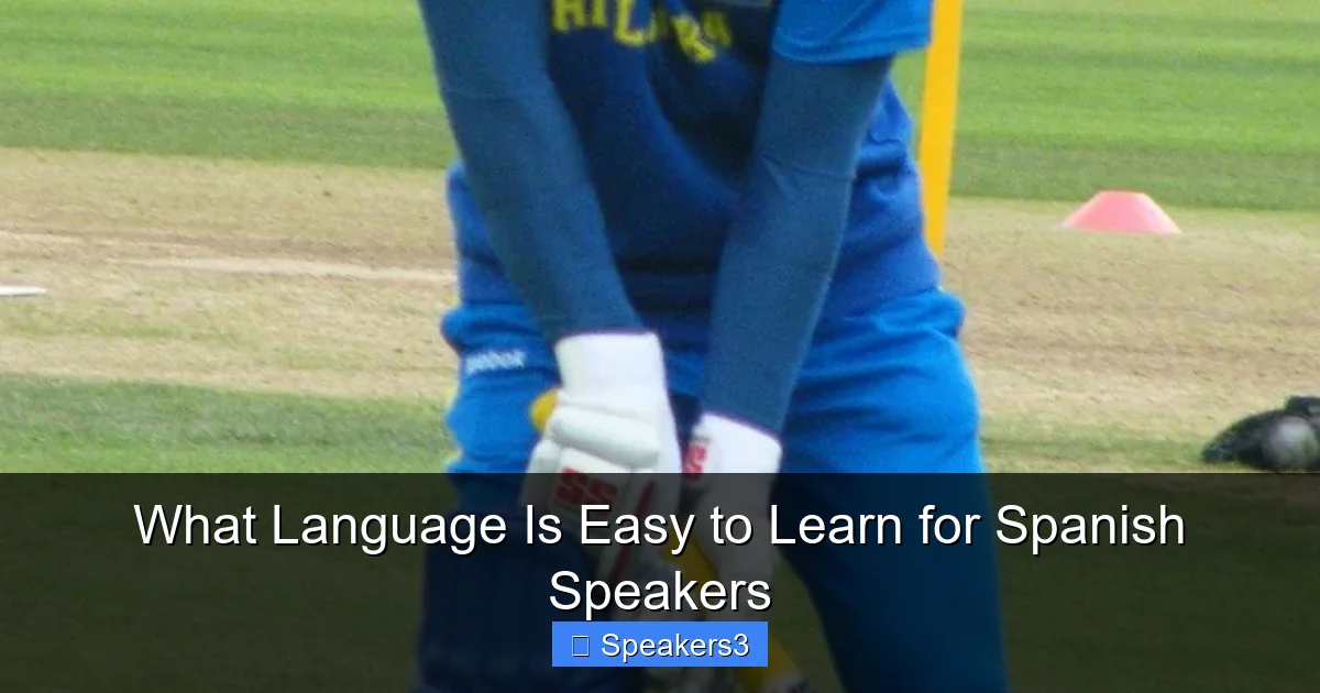 What Language Is Easy to Learn for Spanish Speakers