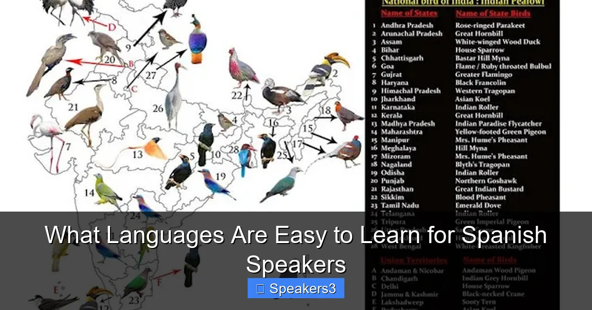 What Languages Are Easy to Learn for Spanish Speakers